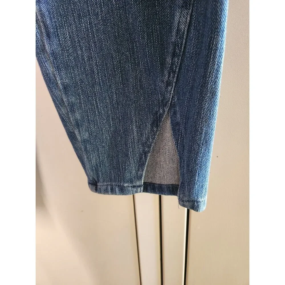 Belle by Kim Gravel Believe In Your Own Beauty Denim Blue Jeans Size 20W